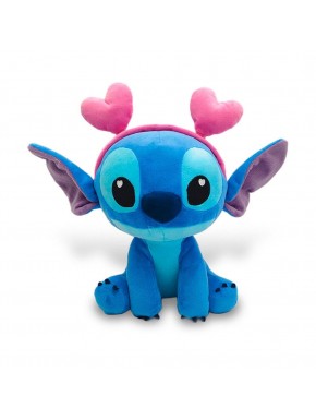 Peluche azul de Stitch con corazones de Lilo & Stitch