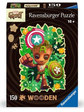 Puzzle de madera de Groot Marvel 150 piezas
