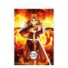 Affiche en Tissu Kyojuro Rengoku Demon Slayer 50x70 cm