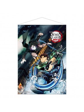 Póster tela Demon Slayer Tanjiro Vs Enmu