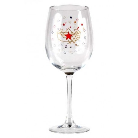 Wine glass Wonder Woman