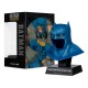 Mini máscara azul Batman 19 cm com base The Dark Knight Returns