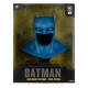 Mini máscara azul Batman 19 cm com base The Dark Knight Returns