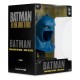 Mini máscara azul Batman 19 cm com base The Dark Knight Returns
