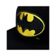 Casquette noire avec logo Batman en jaune