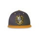 Casquette snapback Poufsouffle de Harry Potter en gris et jaune