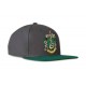 Casquette Snapback Serpentard Harry Potter grise et verte