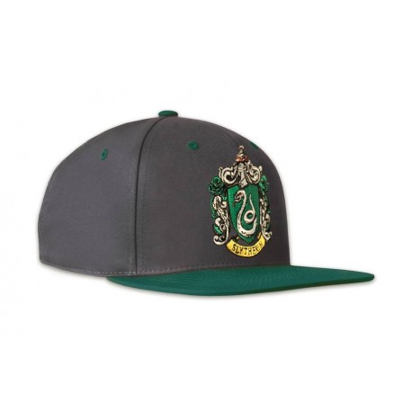 Casquette Snapback Serpentard Harry Potter grise et verte
