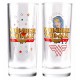 Set 2 vasos Wonder Woman Vintage