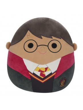 Peluche Squishmallows de Harry Potter de 25 cm con uniforme de Hogwarts