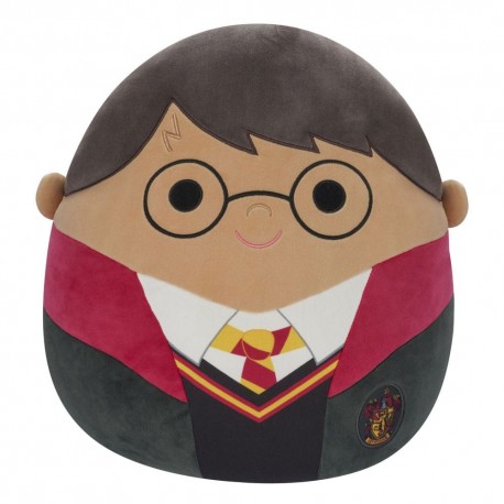 Peluche Squishmallows Harry Potter 25 cm avec uniforme de Poudlard