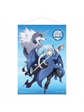 Póster de tela con Rimuru y Ranga de That Time I Got Reincarnated as a Slime