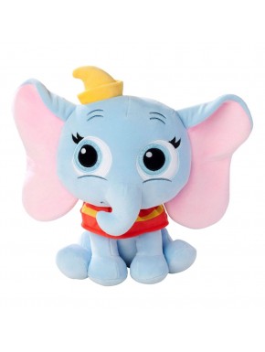 Peluche de Dumbo de Disney Doorables en color azul y rosa.