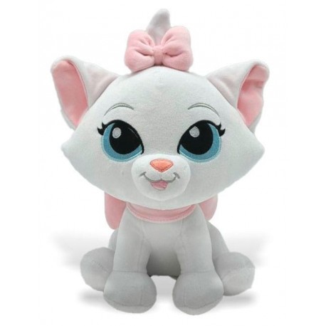 Peluche Marie Los Aristogatos 25 cm con detalles en rosa