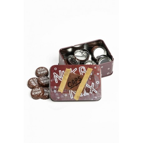 Boîte en étain Fallout Nuka Mix avec capsules