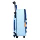 Mochila trolley Bluey con diseño de personajes y rayas azules