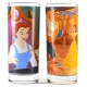 Set 2 vasos La Bella y la Bestia Disney