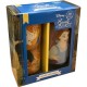 Set 2 glasses Beauty and The Beast Disney