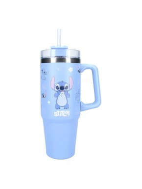 Botella de Lilo & Stitch 900 ml azul con imágenes de Stitch