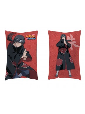 Almohada Itachi Uchiha Naruto Shippuden fondo rojo