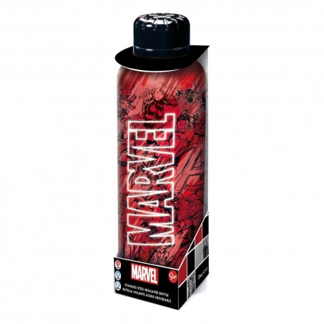 botella de agua Marvel roja acero inoxidable 500ml