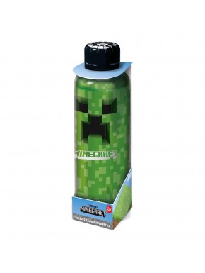 Bouteille d'eau verte Creeper Minecraft en acier inoxydable