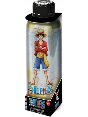 Bouteille d'eau One Piece Ruffy en acier inoxydable