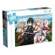 Puzzle de 1000 piezas de Sword Art Online con personajes.
