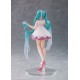 Estatua de Hatsune Miku versión Rapunzel en tonos pastel