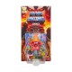 Figura de Orko de 14 cm en rojo y azul, con sombrero naranja.