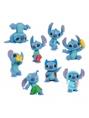 Set de 8 minifiguras de Stitch de Lilo & Stitch