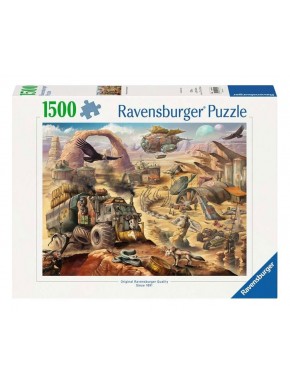 Caja del puzzle Ravensburger Welcome to the Wasteland de 1500 piezas