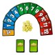 Caja y cartas del juego Skip-Bo Masters de Mattel