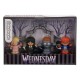 Cuatro minifiguras de Wednesday Little People