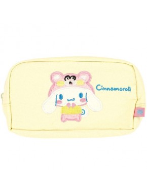 Estuche para lápices Cinnamoroll Sanrio de color crema