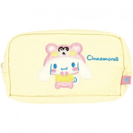 Estuche para lápices Cinnamoroll Sanrio de color crema