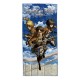 Serviette Attaque des Titans Eren, Mikasa & Armin 150 x 75 cm