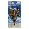 Serviette Attaque des Titans Eren, Mikasa & Armin 150 x 75 cm