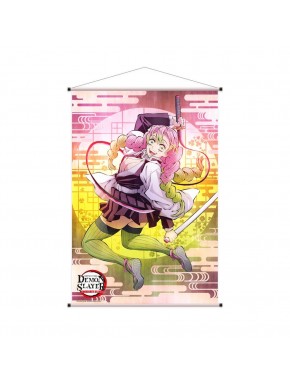 Póster de tela de Mitsuri de Demon Slayer
