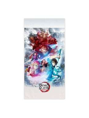 Design coloré de serviette Demon Slayer Swordsmith Village