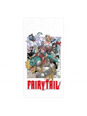 Toalla de Fairy Tail 150 x 75 cm con personajes del anime