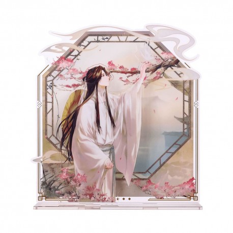 Figure acrylique Heaven Official's Blessing avec cadre floral