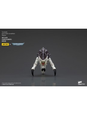 Figurine articulée Tyranids Warhammer 40k blanc et violet