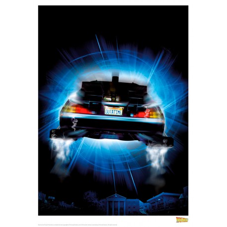 Poster Lithograph - " Back to the Future Night Rear Ed. Limited