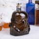 Garrafa de vidrio con diseño de casco Stormtrooper negro
