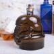 Garrafa de vidrio con diseño de casco Stormtrooper negro