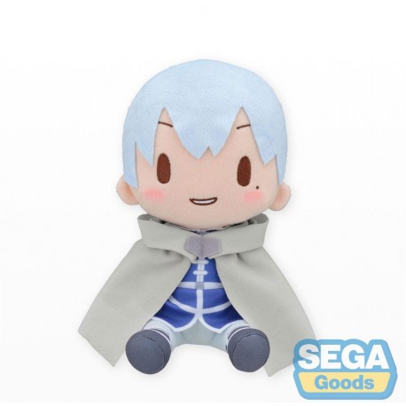 Peluche Himmel de Frieren de 22 cm con capa gris