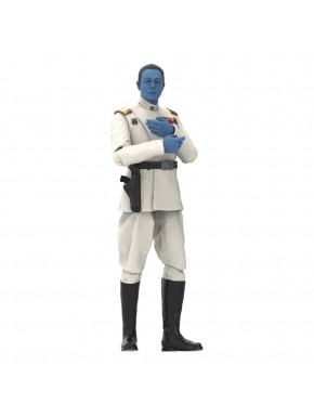 Figura Grand Admiral Thrawn de 15 cm en uniforme blanco.