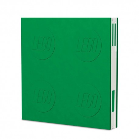 Carnet LEGO Vert avec stylo intégré