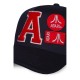 Casquette de baseball noire avec logo Atari rouge